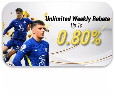 Unlimited Weekly Cash Rebate Sportsbook 0.40-0.80%